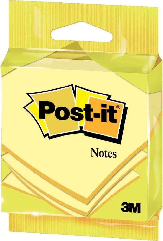 Post-it 6820 76x76 öntapadós 100 lapos kanárisárga jegyzettömb