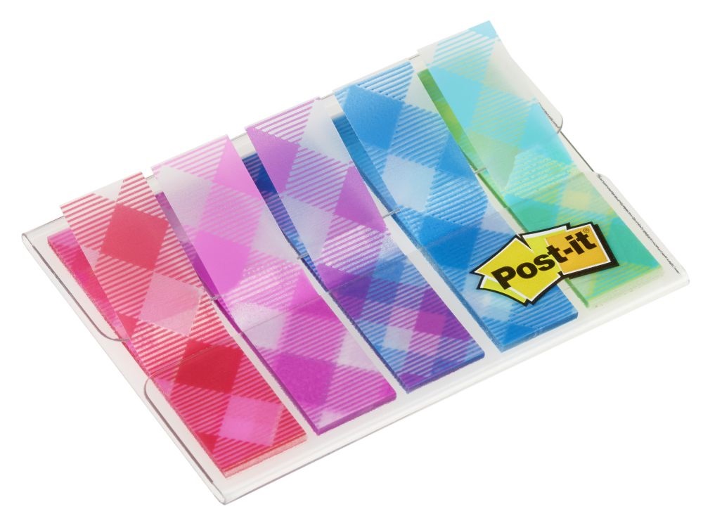 Post-it 684 skótkockás 12x43mm öntapadós 5x20db jelölőcímke