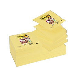 Post-it Super Sticky 12db/csomag kanárisárga Z-tömb