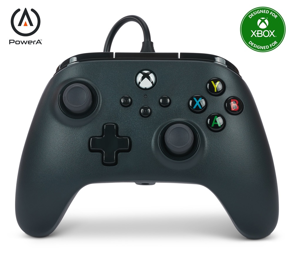 PowerA 1519265-02 Xbox Series X|S/Xbox One vezetékes fekete kontroller