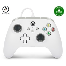 PowerA 1519365-02 Xbox Series X|S vezetékes fehér kontroller