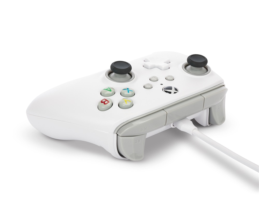 PowerA 1519365-02 Xbox Series X|S vezetékes fehér kontroller