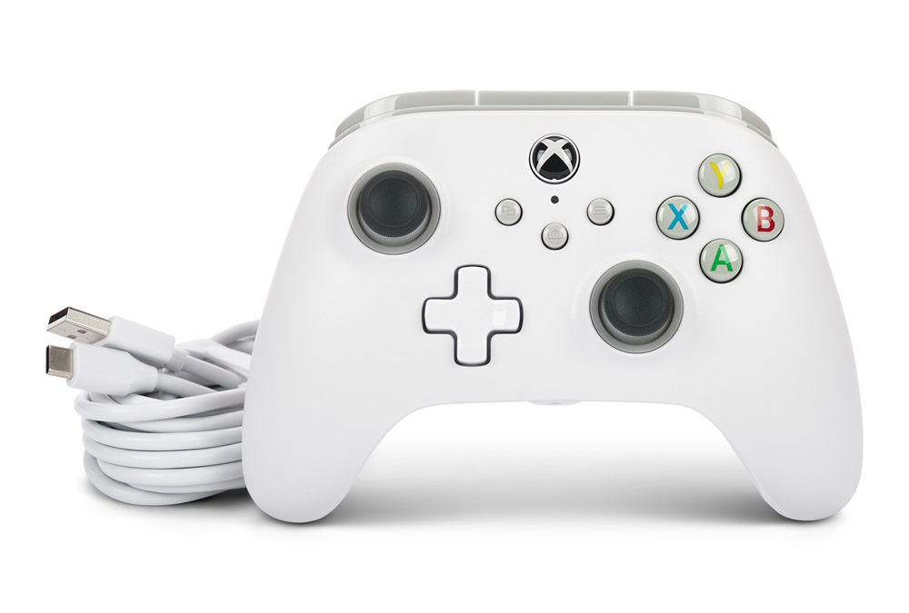 PowerA 1519365-02 Xbox Series X|S vezetékes fehér kontroller