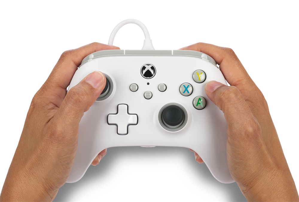 PowerA 1519365-02 Xbox Series X|S vezetékes fehér kontroller