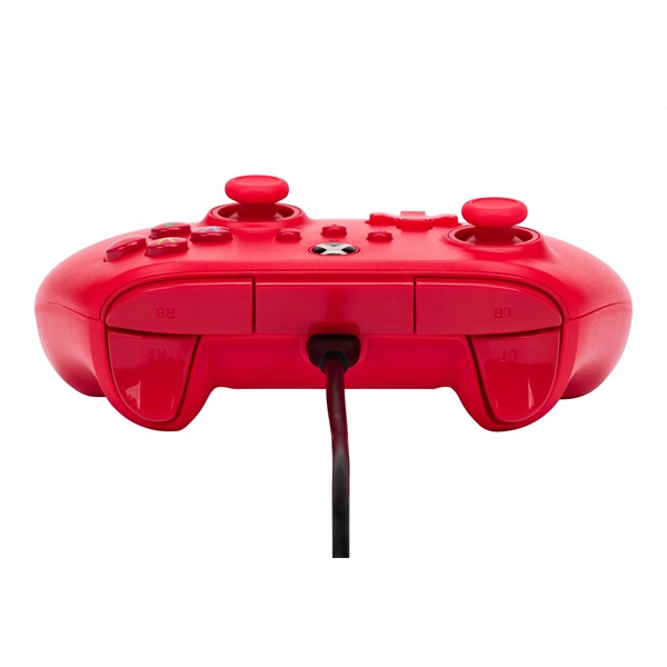 PowerA 1519366-01 Xbox Series X|S/Xbox One vezetékes piros kontroller