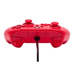 PowerA 1519366-01 Xbox Series X|S/Xbox One vezetékes piros kontroller