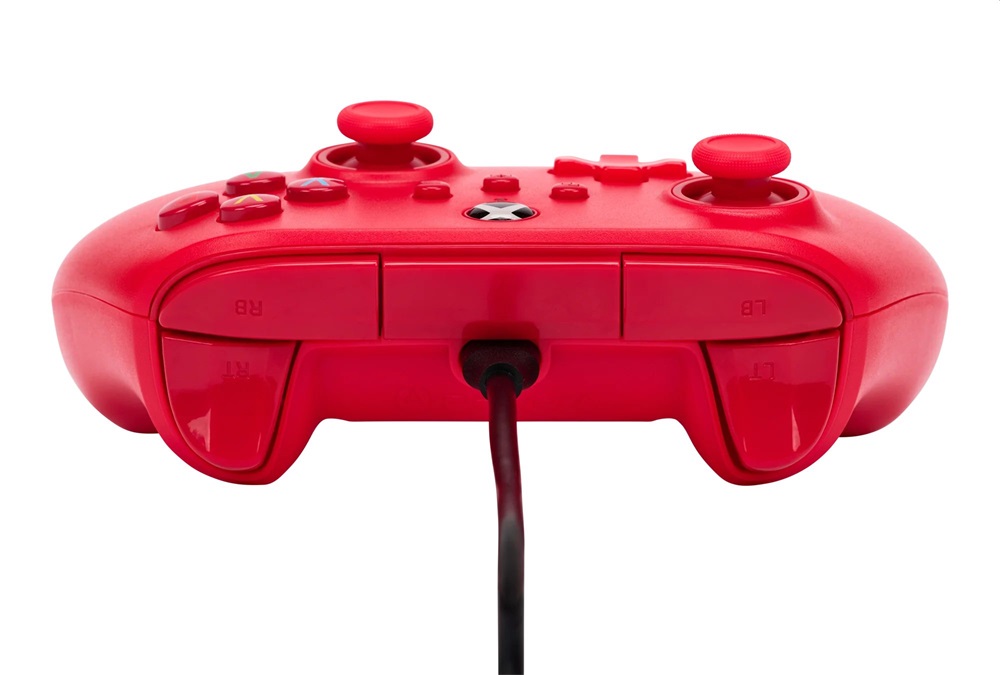 PowerA 1519366-01 Xbox Series X|S/Xbox One vezetékes piros kontroller
