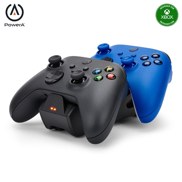 PowerA 1519564-01 Xbox Series X|S/Xbox One Dual Charger fekete dokkoló töltőállomás