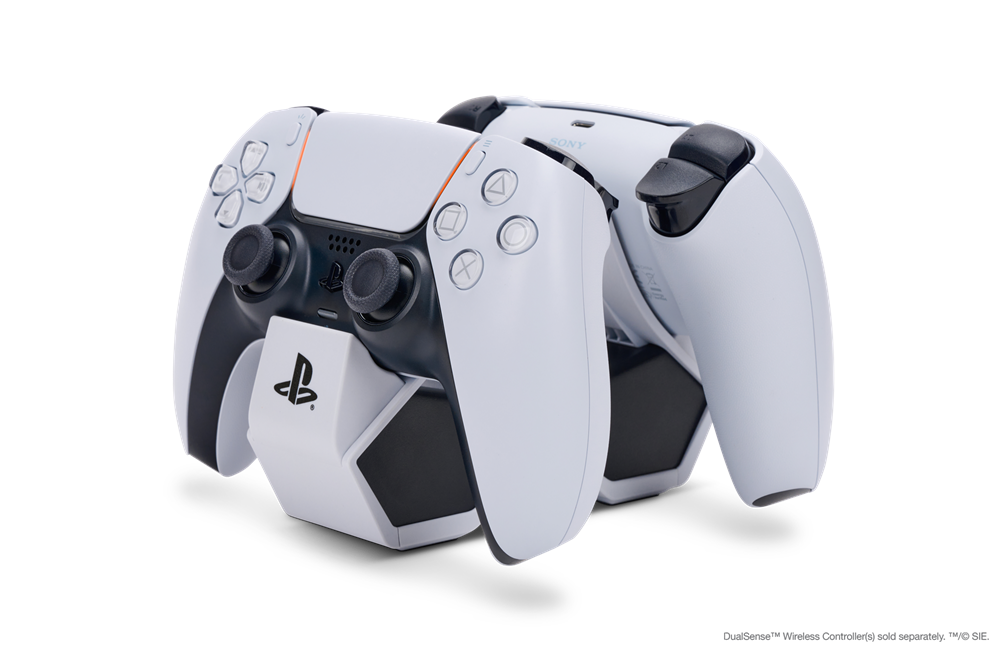 PowerA 1522855-01 Playstation 5 Dual Charger fekete-fehér dokkoló töltőállomás