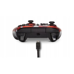 PowerA 1525942-01 Enhanced Wired Xbox Series X|S/Xbox One/PC Red Camo vezetékes kontroller