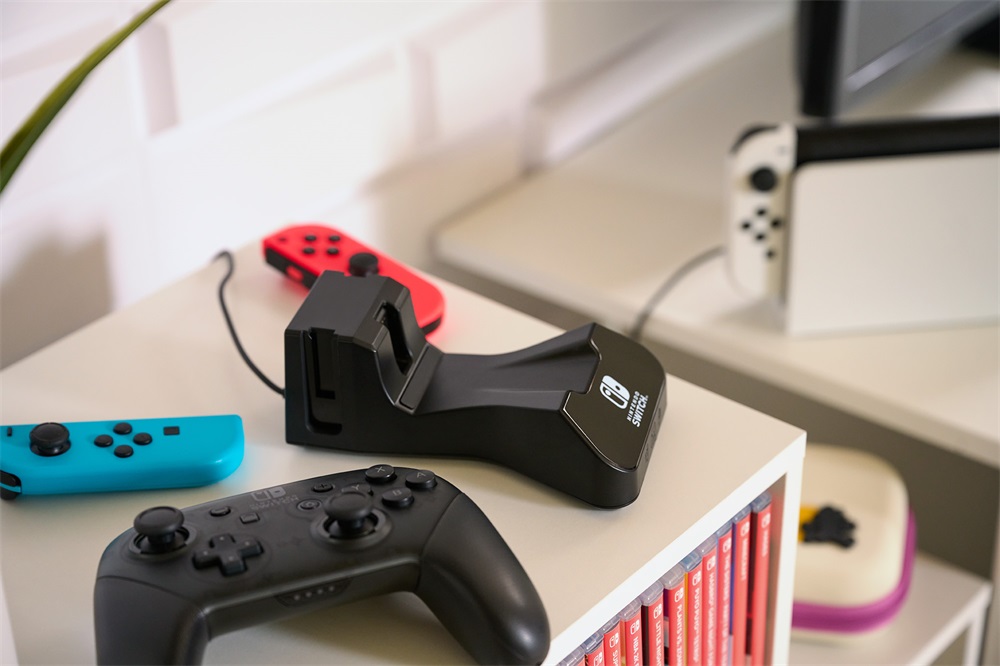PowerA 1525991-01 Nintendo Switch/Lite/OLED Charging Base fekete kontroller töltőállomás