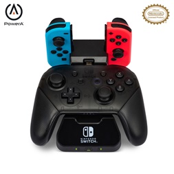 PowerA 1525991-01 Nintendo Switch/Lite/OLED Charging Base fekete kontroller töltőállomás (Újracsomagolt)