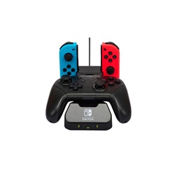 PowerA 1525991-01 Nintendo Switch/Lite/OLED Charging Base fekete kontroller töltőállomás (Újracsomagolt)