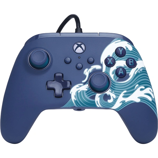PowerA Advantage Aqua Wave kék Xbox Series X|S vezetékes kontroller