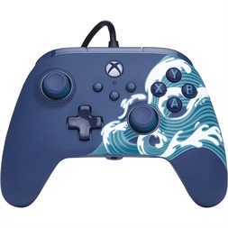 PowerA Advantage Aqua Wave kék Xbox Series X|S vezetékes kontroller