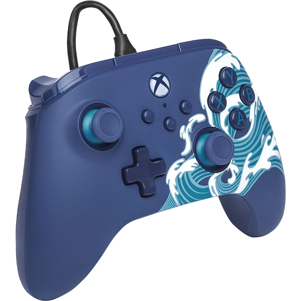 PowerA Advantage Aqua Wave kék Xbox Series X|S vezetékes kontroller