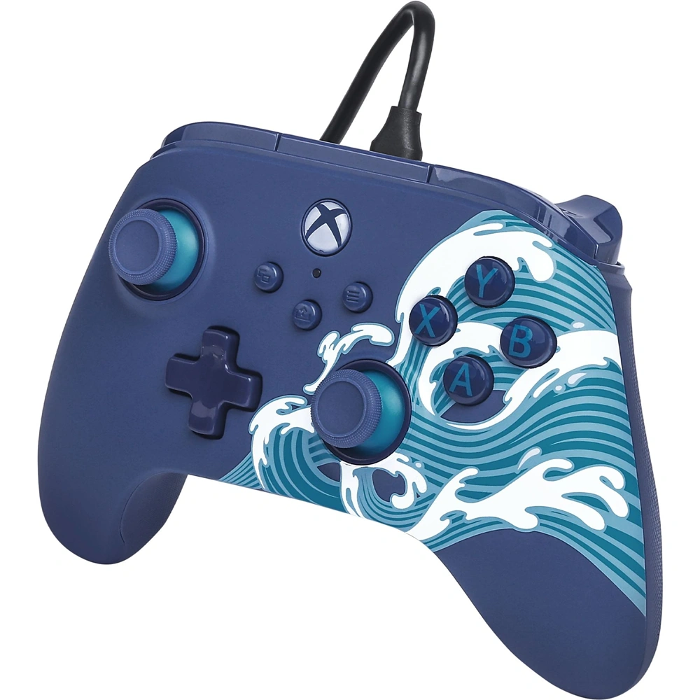 PowerA Advantage Aqua Wave kék Xbox Series X|S vezetékes kontroller