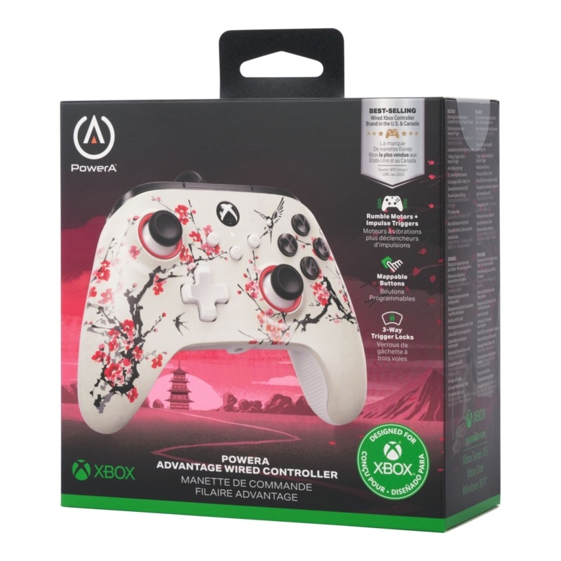 PowerA XBGP0180-01 Advantage Xbox Series X|S/Xbox vezetékes One Warriors Nirvana kontroller