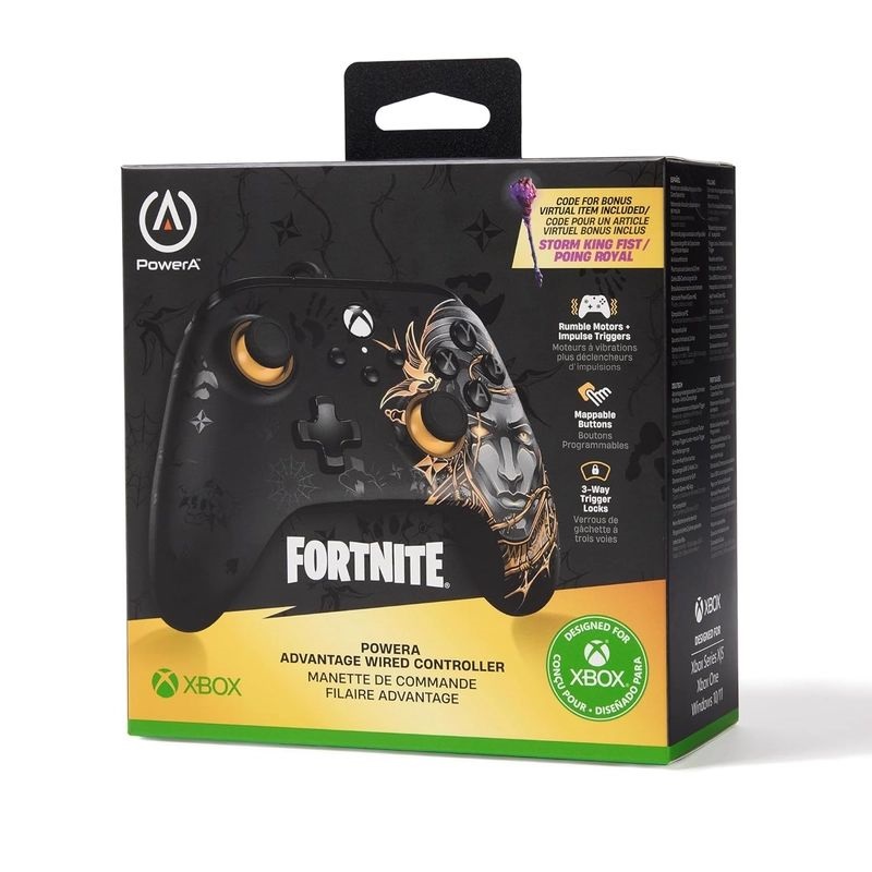 PowerA XBGP0238-01 Advantage Xbox Series X|S/Xbox One/PC vezetékes Fortnite: Mideas kontroller