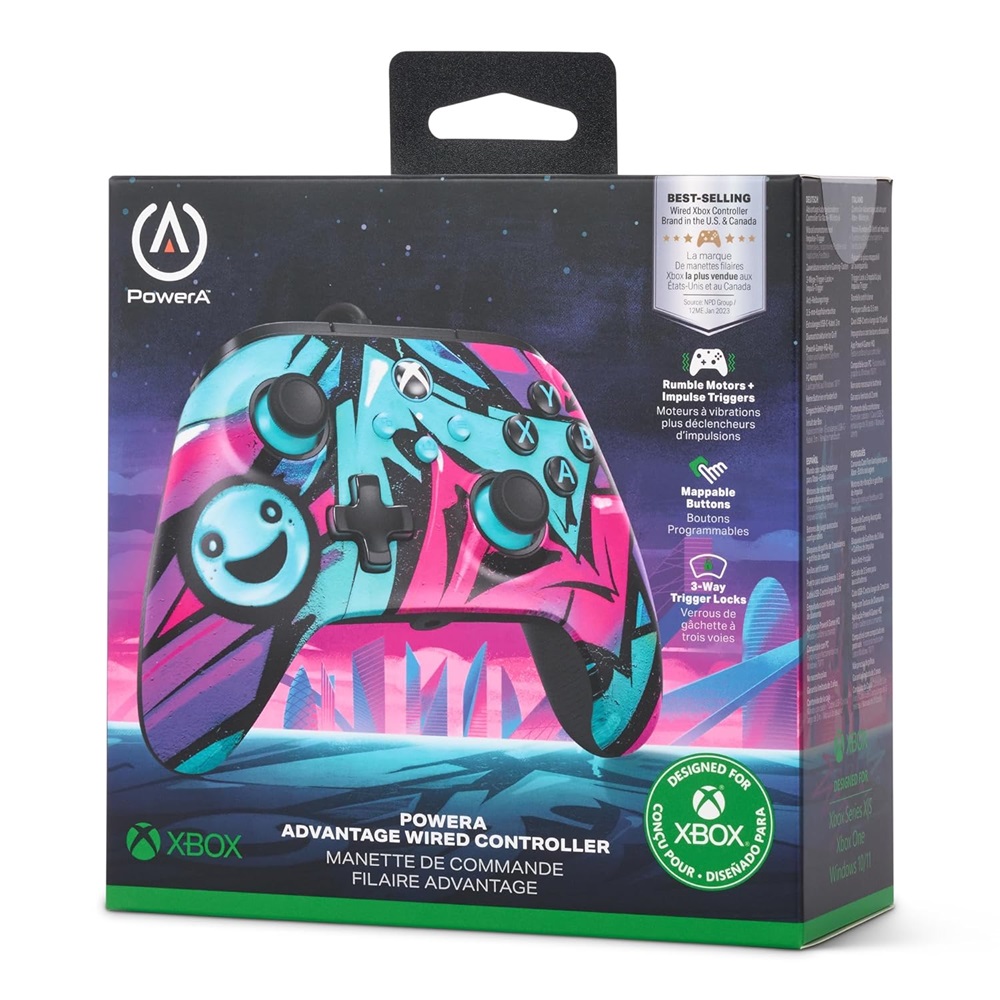 PowerA XBGP0027-01 Advantage Xbox Series X|S vezetékes Wildstyle kontroller