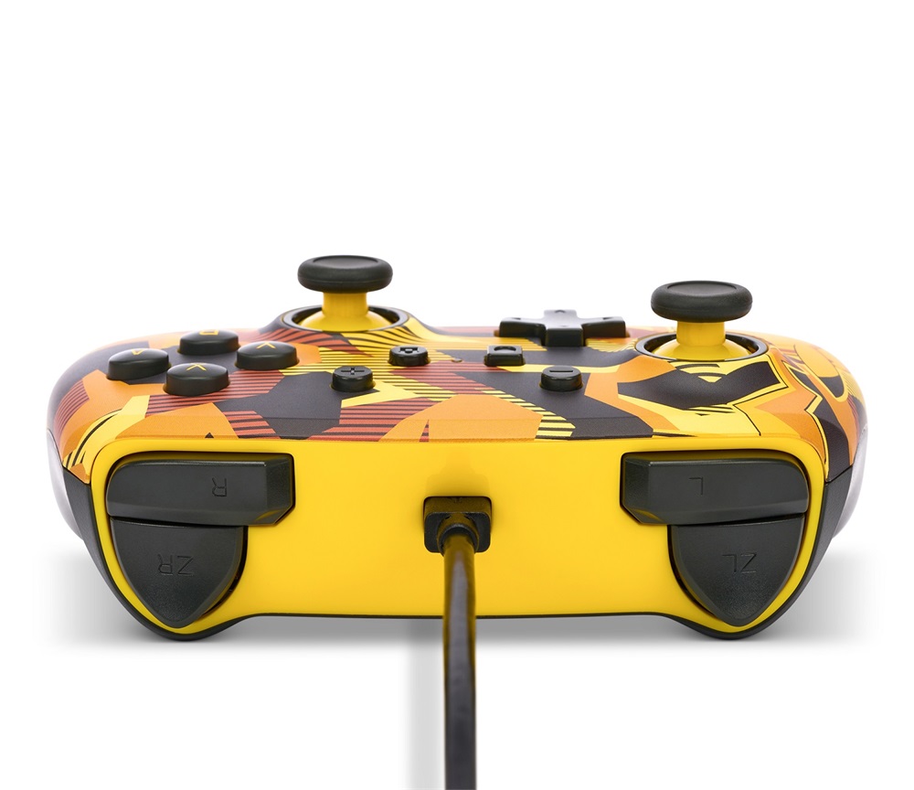 PowerA NSGP0094-01 Enhanced Nintendo Switch vezetékes Camo Storm Pikachu kontroller