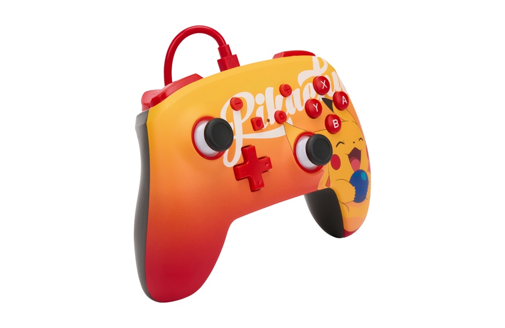 PowerA 1522784-01 Enhanced Nintendo Switch vezetékes Oran Berry Pikachu kontroller