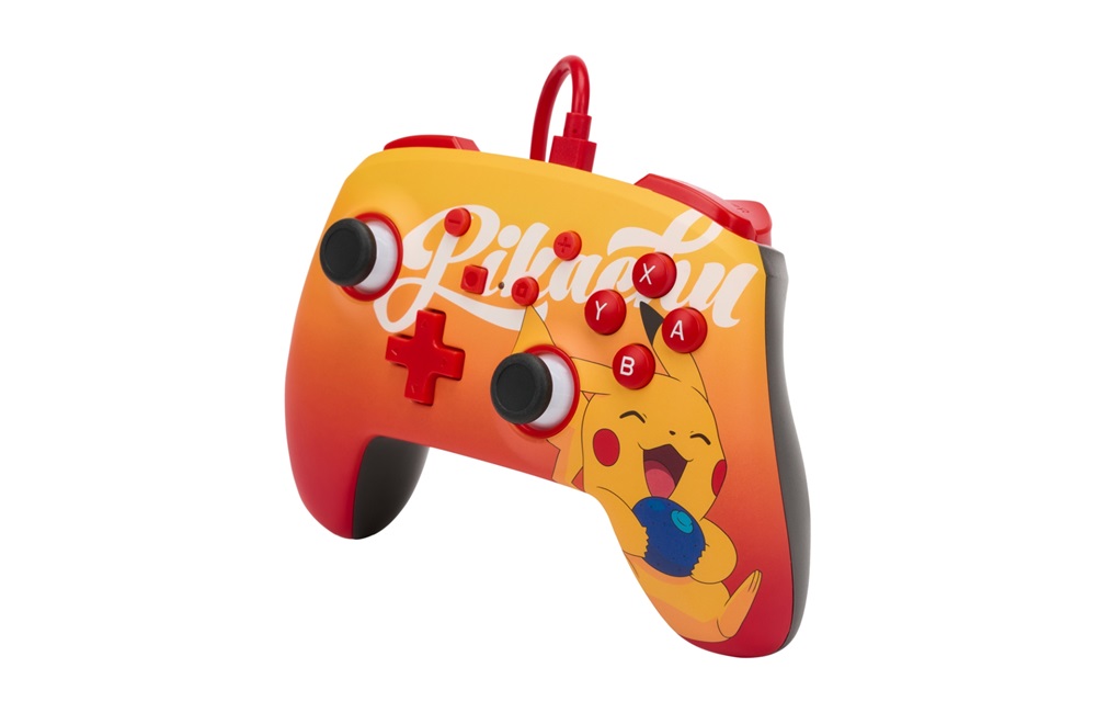 PowerA 1522784-01 Enhanced Nintendo Switch vezetékes Oran Berry Pikachu kontroller