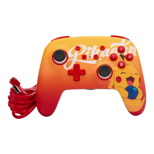 PowerA 1522784-01 Enhanced Nintendo Switch vezetékes Oran Berry Pikachu kontroller