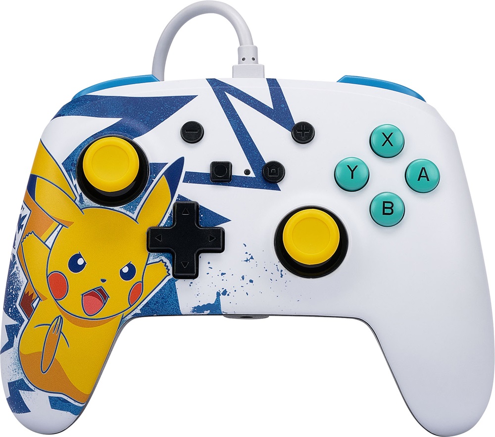 PowerA NSGP0041-01 Enhanced Nintendo Switch vezetékes Pikachu High Voltage kontroller