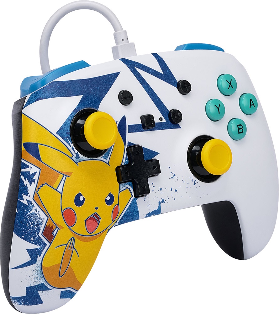 PowerA NSGP0041-01 Enhanced Nintendo Switch vezetékes Pikachu High Voltage kontroller