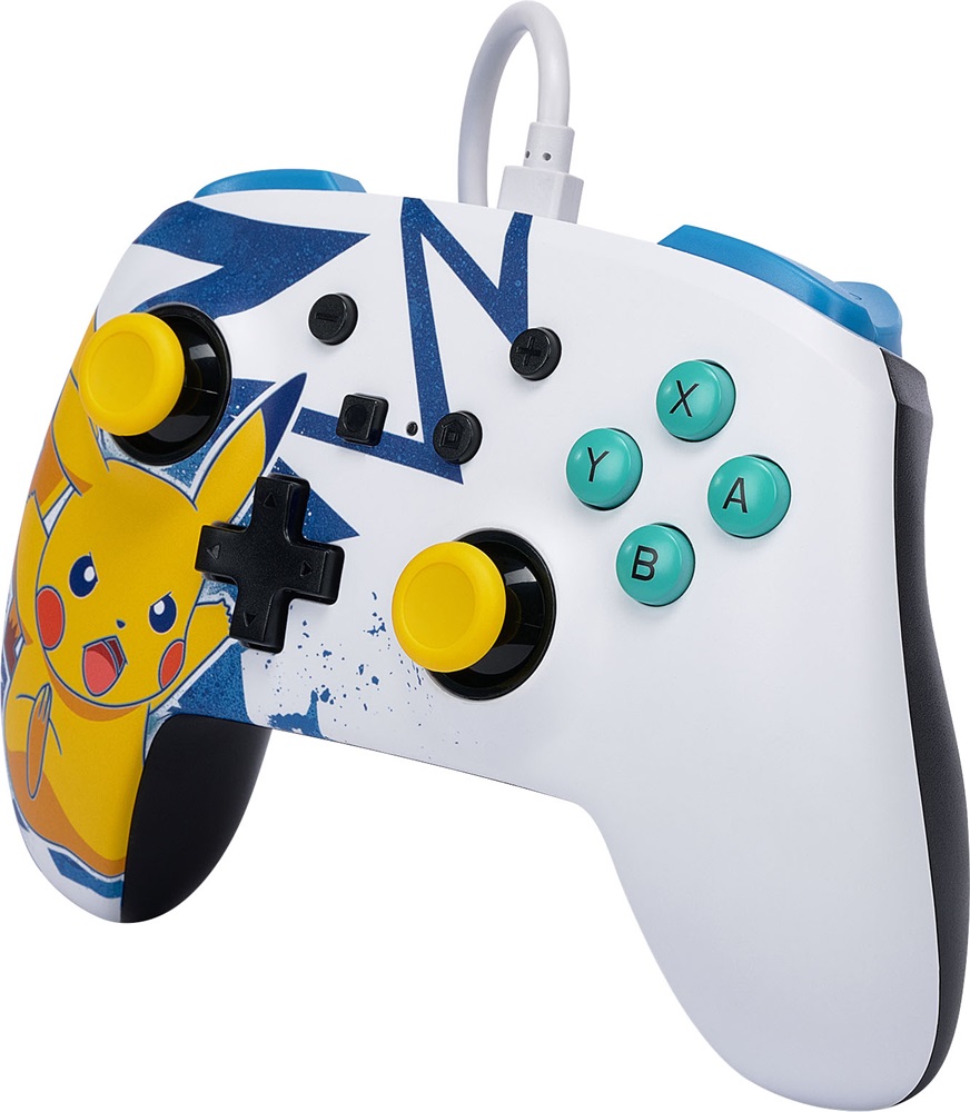 PowerA NSGP0041-01 Enhanced Nintendo Switch vezetékes Pikachu High Voltage kontroller