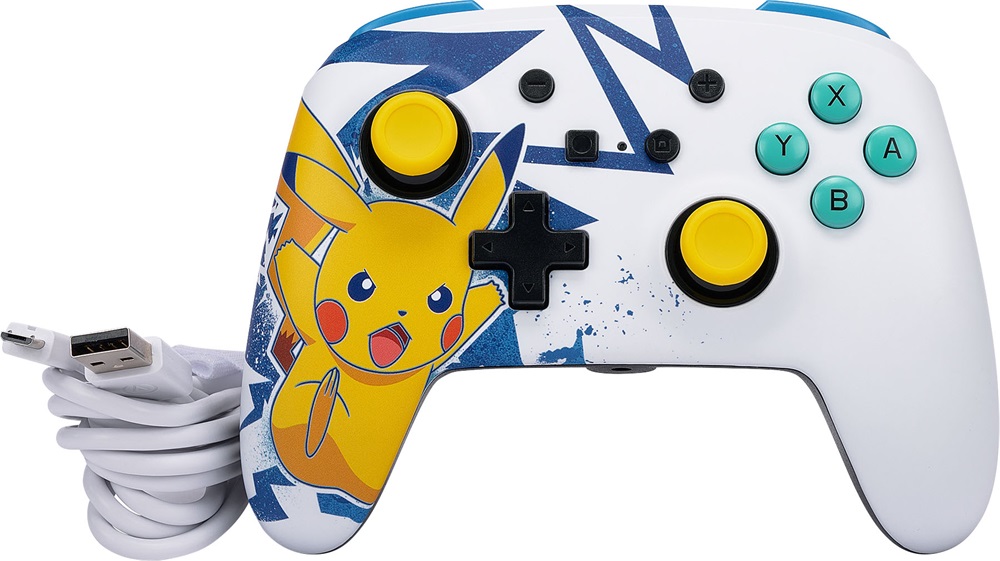 PowerA NSGP0041-01 Enhanced Nintendo Switch vezetékes Pikachu High Voltage kontroller