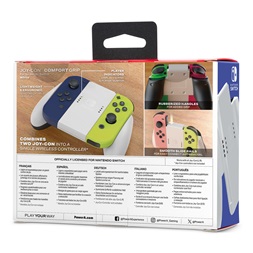 PowerA NSAC0293-01 Comfort Grip Nintendo Switch Joy-Con fehér kontroller markolat