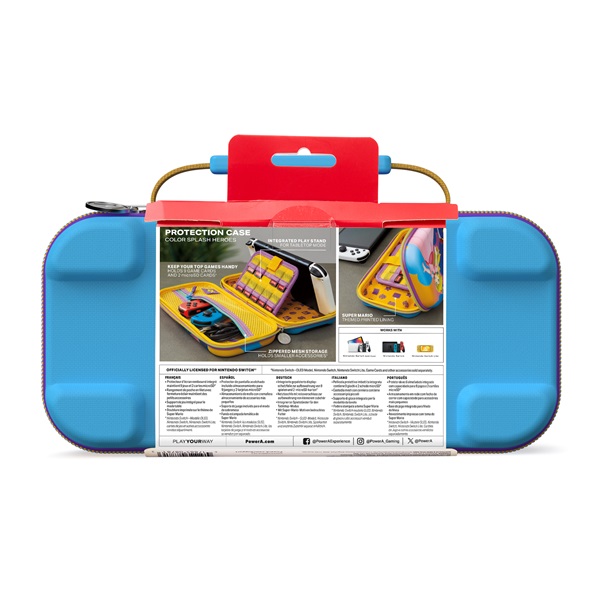 PowerA NSCS0302-01 Nintendo Switch/OLED/Lite Color Splash Heroes védőtok