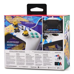 PowerA NSGP0041-01 Enhanced Nintendo Switch vezetékes Pikachu High Voltage kontroller