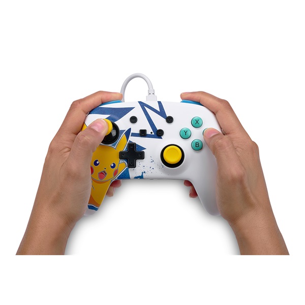 PowerA NSGP0041-01 Enhanced Nintendo Switch vezetékes Pikachu High Voltage kontroller