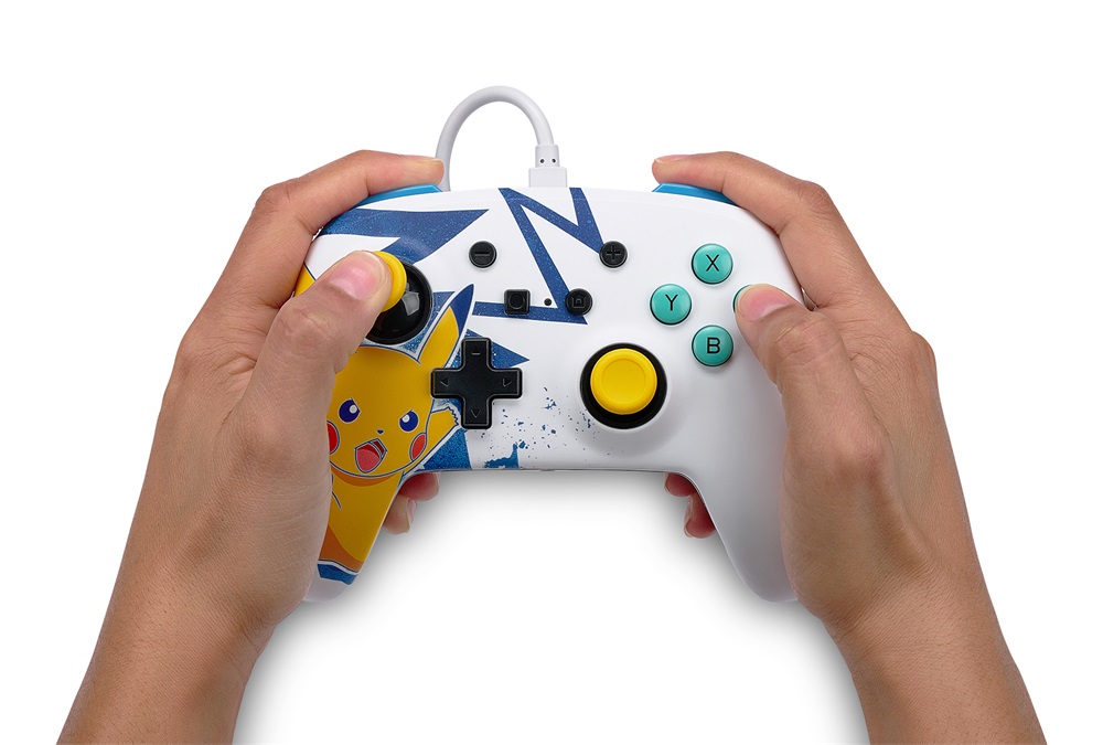 PowerA NSGP0041-01 Enhanced Nintendo Switch vezetékes Pikachu High Voltage kontroller