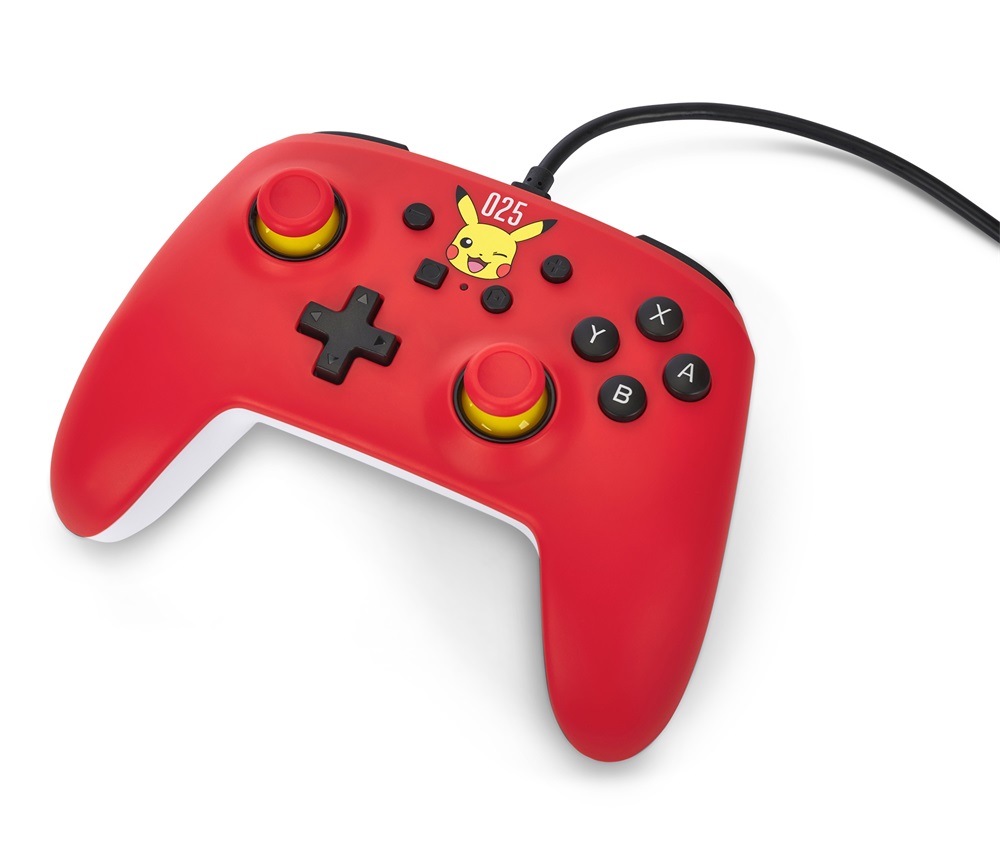 PowerA NSGP0200-01 Nintendo Switch vezetékes Laughing Pikachu kontroller