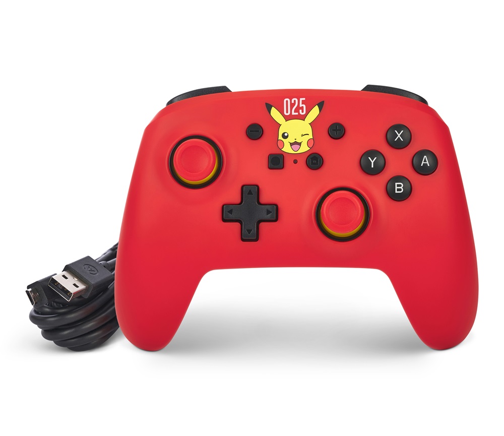 PowerA NSGP0200-01 Nintendo Switch vezetékes Laughing Pikachu kontroller