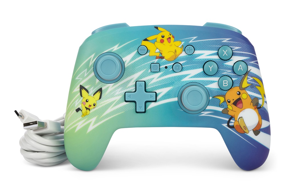 PowerA NSGP0221-01 Enhanced Nintendo Switch vezetékes Pikachu Evolution kontroller