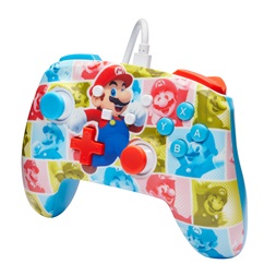PowerA NSGP0282-01 Enhanced Nintendo Switch vezetékes Mario Hero Reel kontroller