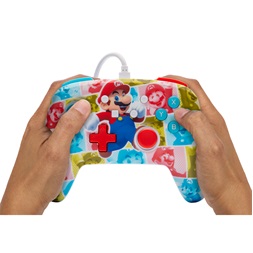 PowerA NSGP0282-01 Enhanced Nintendo Switch vezetékes Mario Hero Reel kontroller