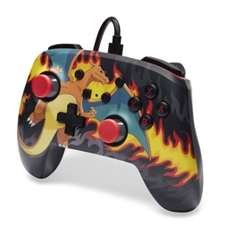 PowerA NSGP0283-01 Enhanced Nintendo Switch vezetékes Charizard Firestorm kontroller
