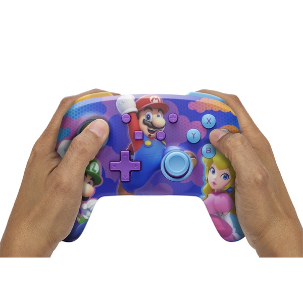 PowerA NSGP0287-01 Enhanced Nintendo Switch vezeték nélküli Color Splash Heroes kontroller