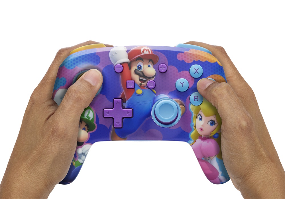 PowerA NSGP0287-01 Enhanced Nintendo Switch vezeték nélküli Color Splash Heroes kontroller