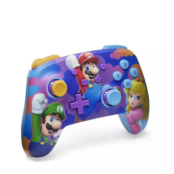 PowerA NSGP0287-01 Enhanced Nintendo Switch vezeték nélküli Color Splash Heroes kontroller