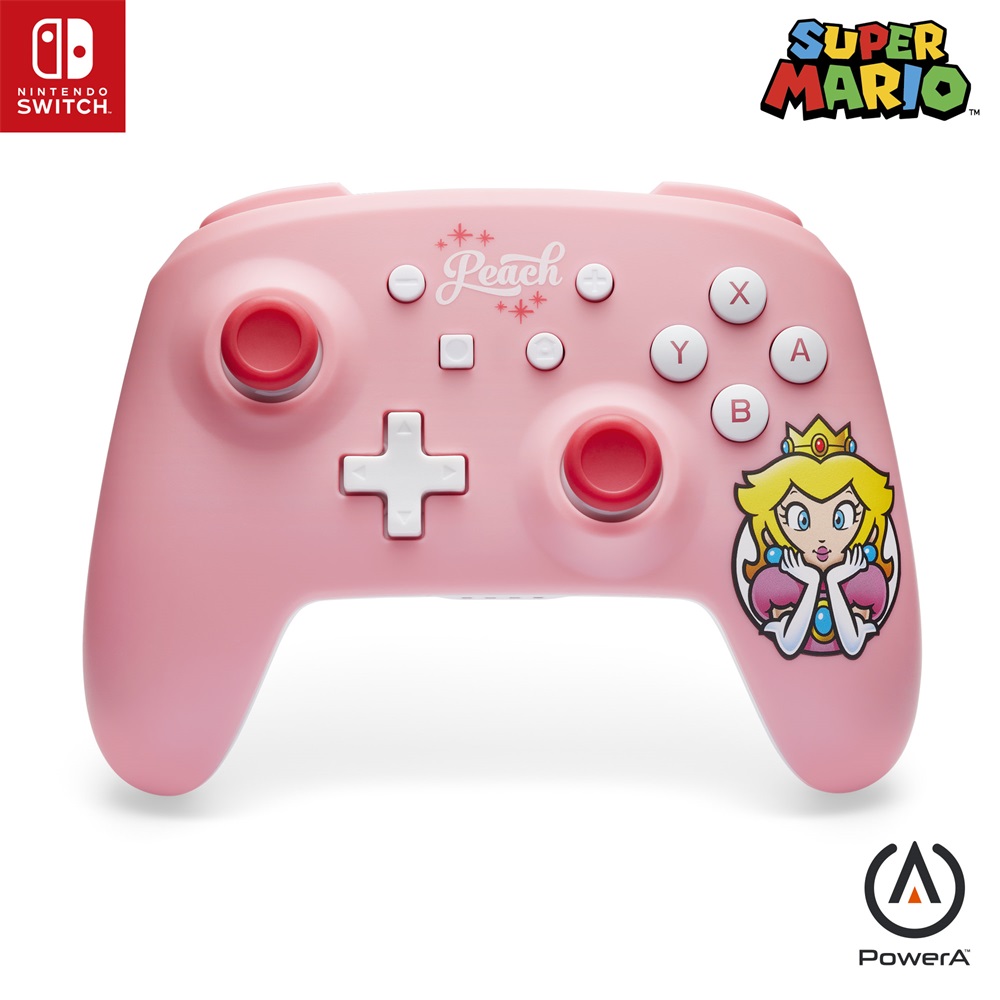 PowerA NSGP0289-01 Nintendo Switch vezeték nélküli Princess Peach Pink kontroller