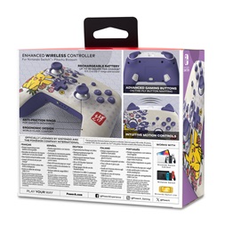 PowerA NSGP0324-01 Enhanced Nintendo Switch vezeték nélküli Pikachu Blossom kontroller