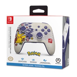 PowerA NSGP0324-01 Enhanced Nintendo Switch vezeték nélküli Pikachu Blossom kontroller