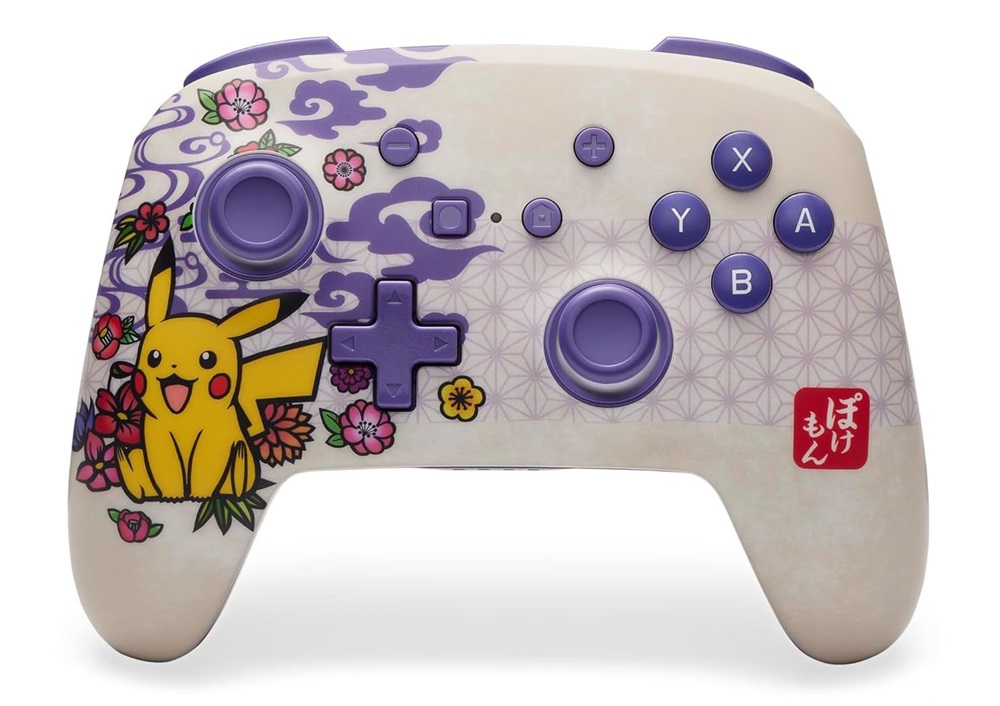 PowerA NSGP0324-01 Enhanced Nintendo Switch vezeték nélküli Pikachu Blossom kontroller